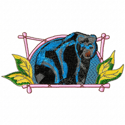 Teddy Embroidery Design 1